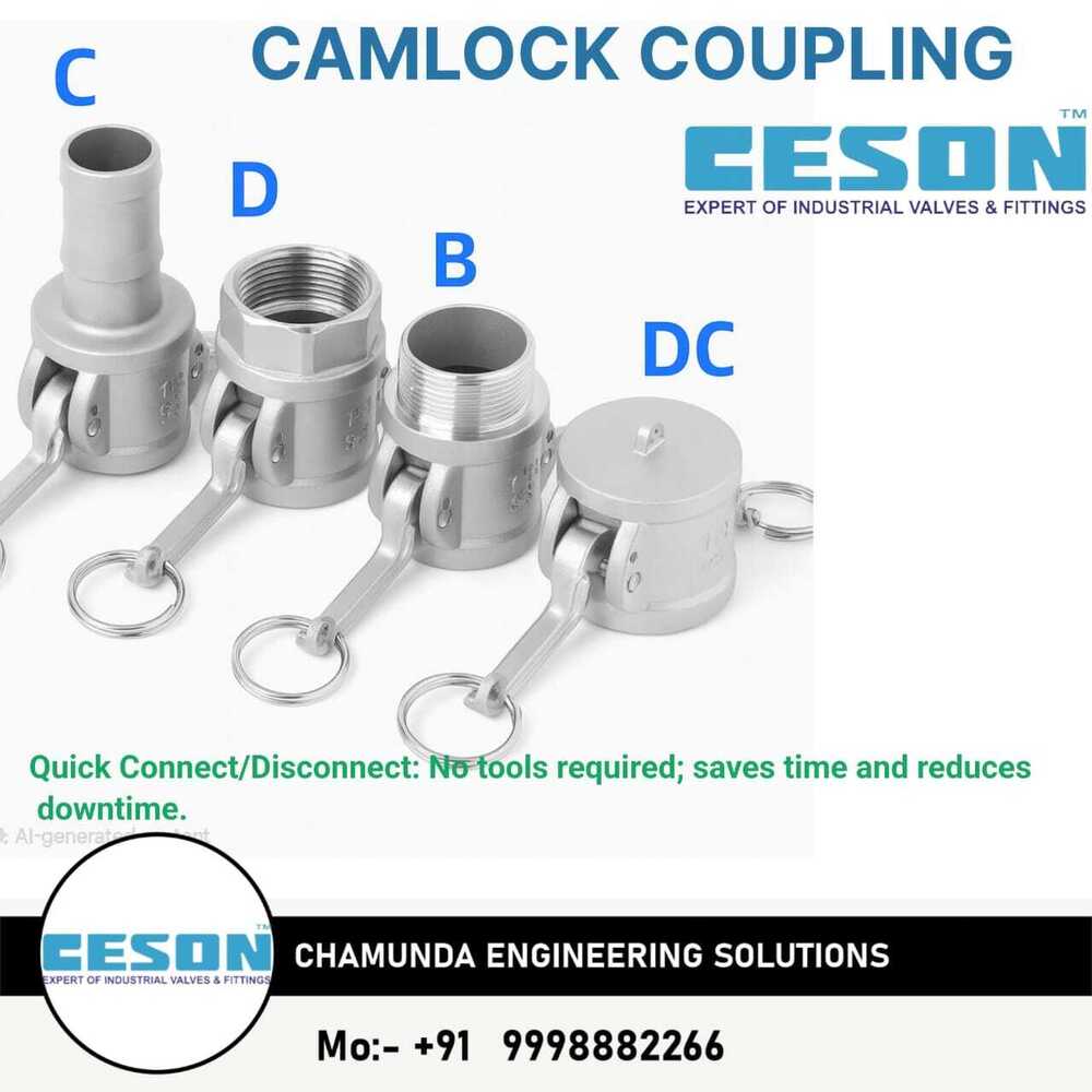 SS 304 CAMLOCK COUPLING