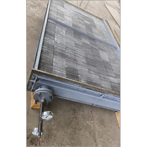 Punched Fin Heat Exchanger - Color: Grey