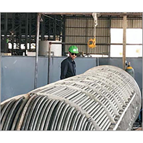 Steel And Tube Type Heater Exchanger - Color: Silver