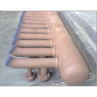 Heater Exchanger Header With Monifold - Color: Brown