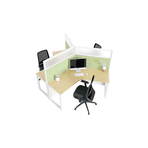 Panels Workstation - Color: Brown