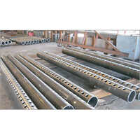Industrial Header Pipe - Color: Silver