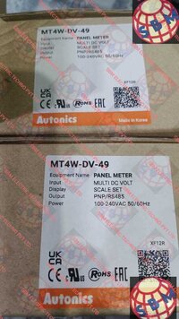 AUTONICS PANEL METER 100-240VAC, MT4W-DV-49