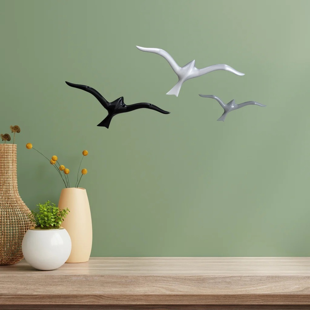 Soaring Bird - Wall D Cor (Set Of 3)