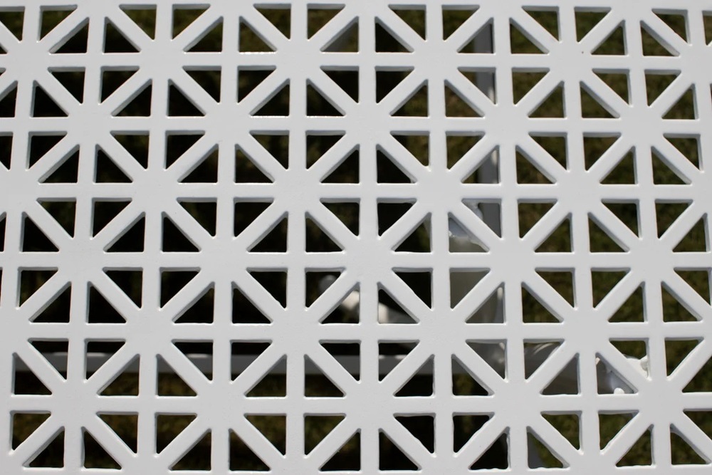 Vega Diamond Aluminium Outdoor Square Table