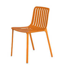 Nebula Die-cast Aluminium Stackable Chair - Color: Orange