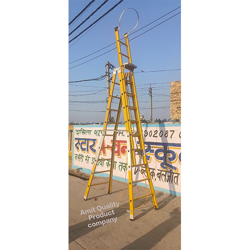 FIBERGLASS-FRP SELF SUPPORT EXTENSION LADDER