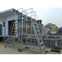 Aluminium Trolly Step Ladder - Feature: High Quality