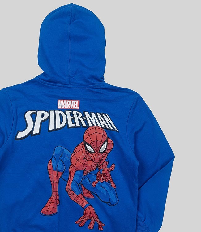 Boys Hooded Full Zipper Sweatshirt