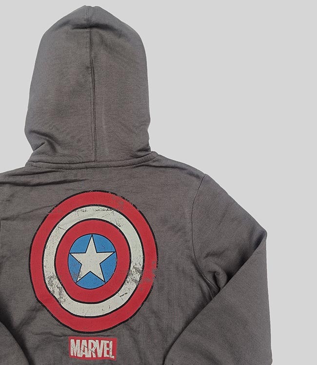 Boys Hooded Full Zipper Sweatshirt