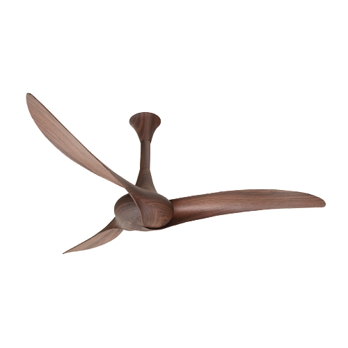 Curl Walnut Wood Ceiling Fan - Blade Diameter: 1320 Millimeter (Mm)