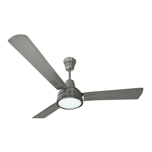 Brushed Steel Finish 3 Blade Ceiling Fan - Blade Diameter: 1200 Millimeter (Mm)