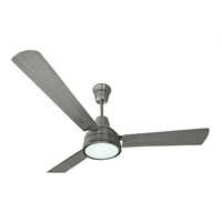 Brushed Steel Finish 3 Blade Ceiling Fan - Blade Diameter: 1200 Millimeter (mm)