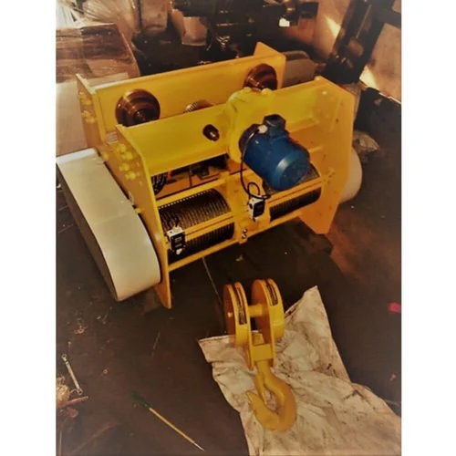 Electrical Wire Rope Hoist - Color: Yellow