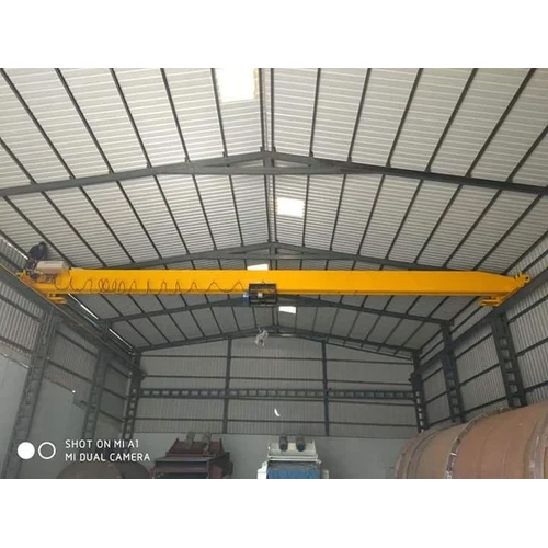 5 Ton Double Girder Eot Crane - Iron, Span 10-20m, Yellow Finish | New, Heavy-duty, Industrial Usage, 50 Hz Frequency
