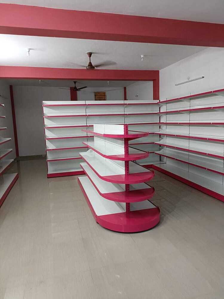 Mini Supermarket Rack - Color: Red