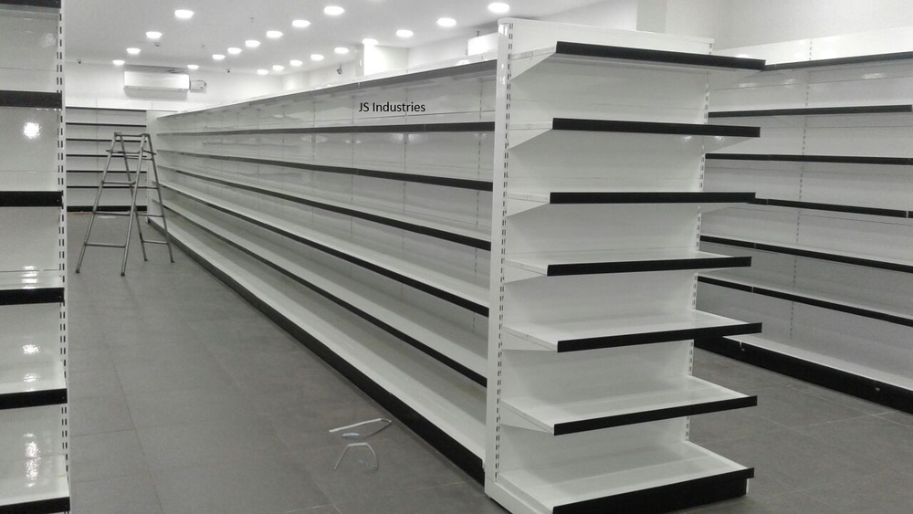 Market Display Racks - Color: White/Black