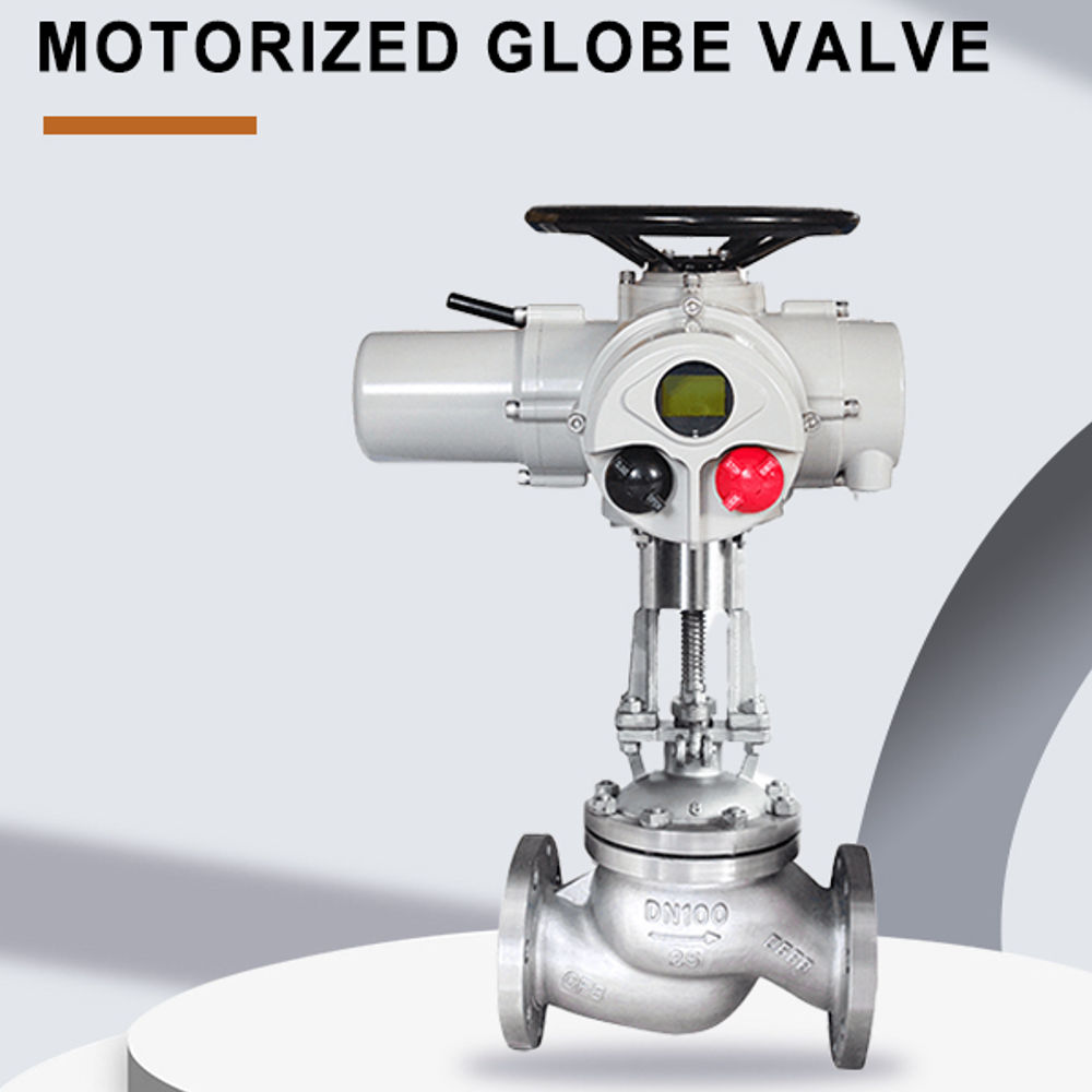 Cast Steel Globe Valves Motorized Operated