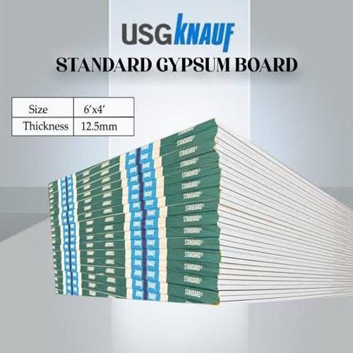 Knauf Standard Gypsum Board - Color: Grey