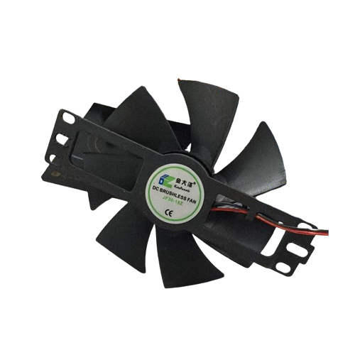 Big Size Induction Fan - Color: Black