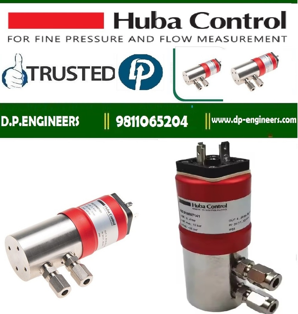 Huba Control Differential Pressure Transmitter Model 692.914007141 Range : 0-1.6 BAR
