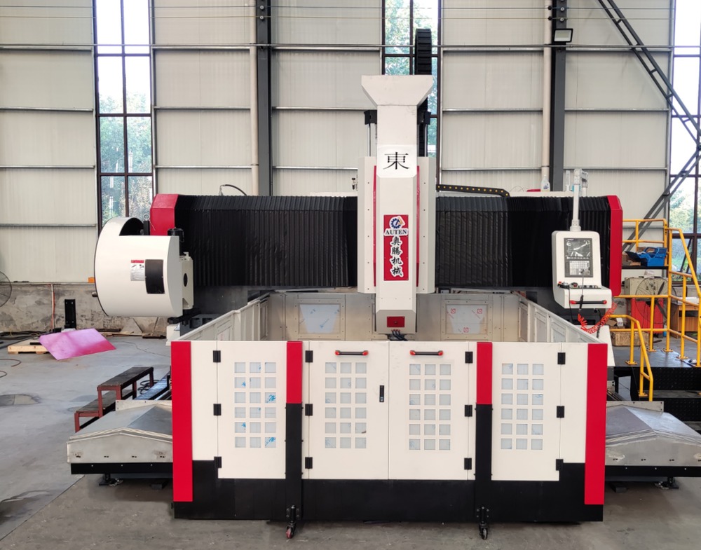 Double-Spindle Split Heavy-Duty CNC Gantry Drilling Milling Machine 1000mm Gantry Height