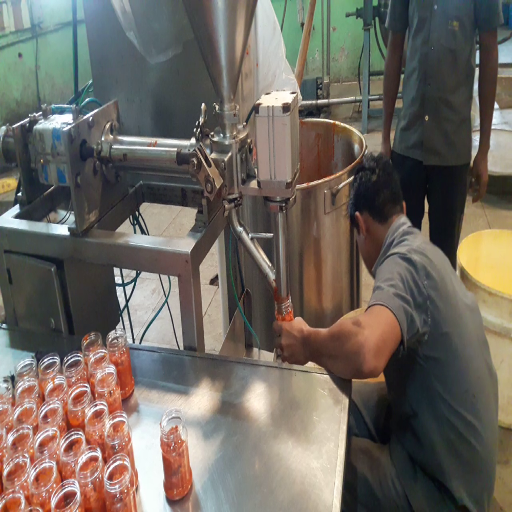 Pickle Packing Machine - Stainless Steel, 30l Hopper, 220v | Semi-automatic, Plc Control, Heavy Duty Design, Drip-free Operation