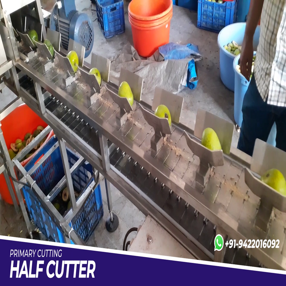 Half Mango Cutter Machine - Material: Aluminum