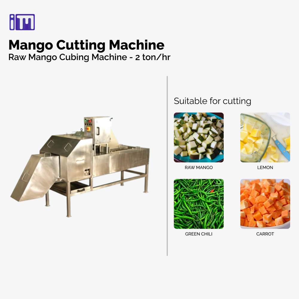 2000KG Raw Mango Cutting Machine