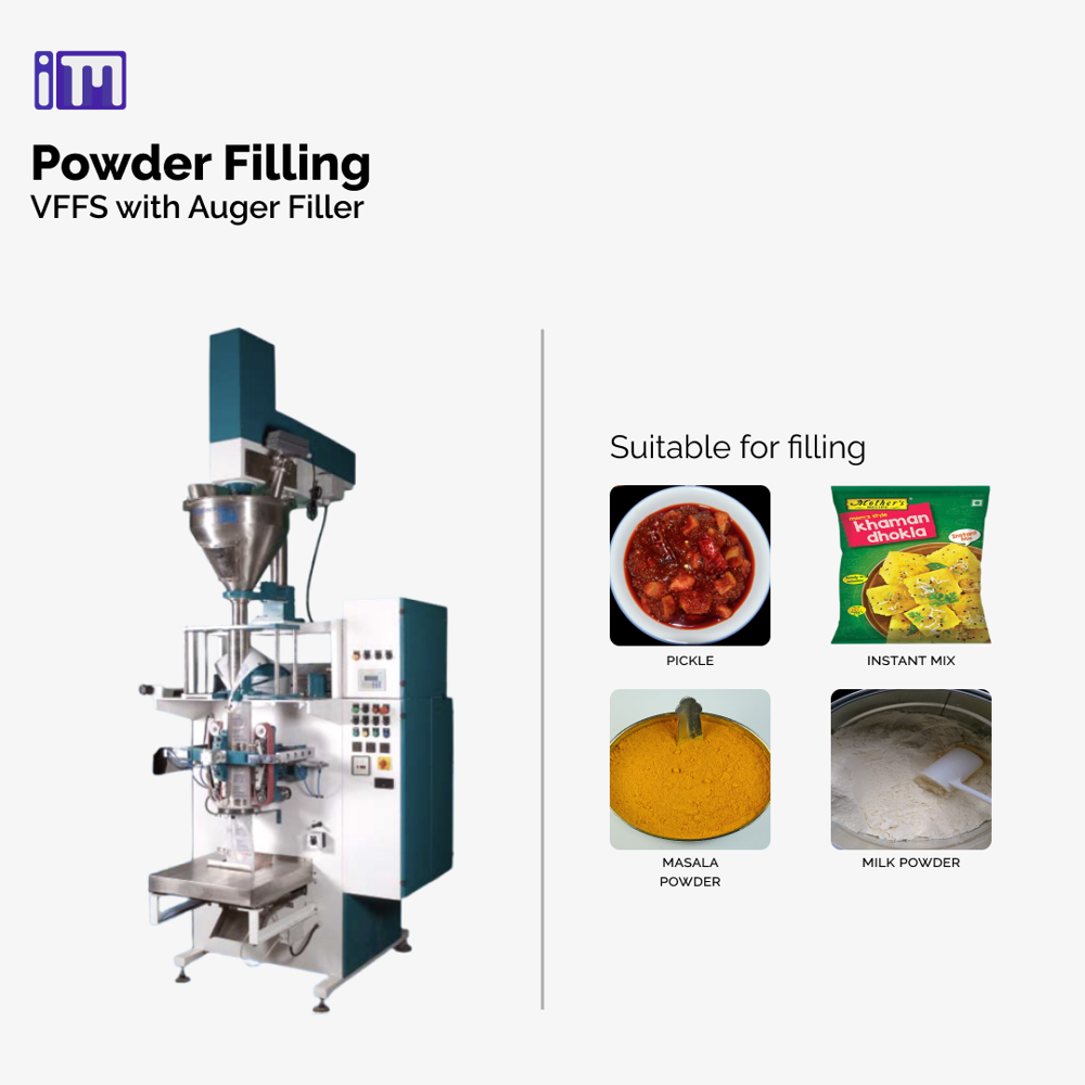 Semi-automatic Powder Packing Machine - 220v Electric, Adjustable Filling Mechanism For 100g To 10 Kg Capacity | Plc Control, Heavy Duty Design