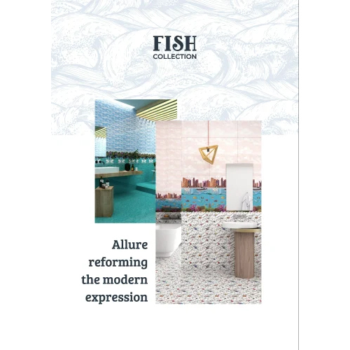 8mm Ceramic Bathroom Wall Tile - Ceramic Material, 8mm Size, Multi Color, Square Shape | Easy To Clean, Versatile Design Options