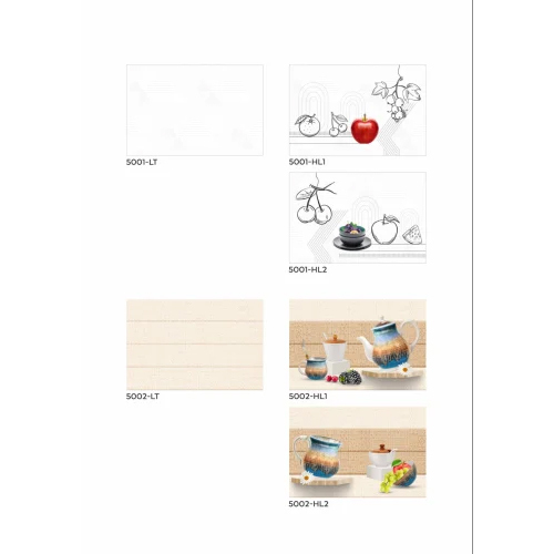 Ceramic Kitchen Wall Tile - Color: Multi Color