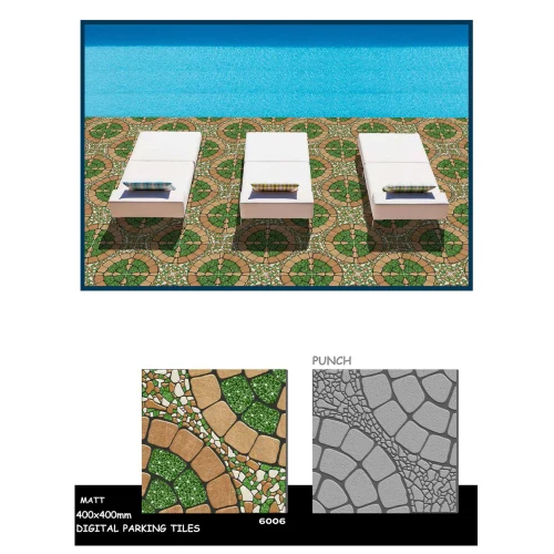 Green Punch Parking Tiles