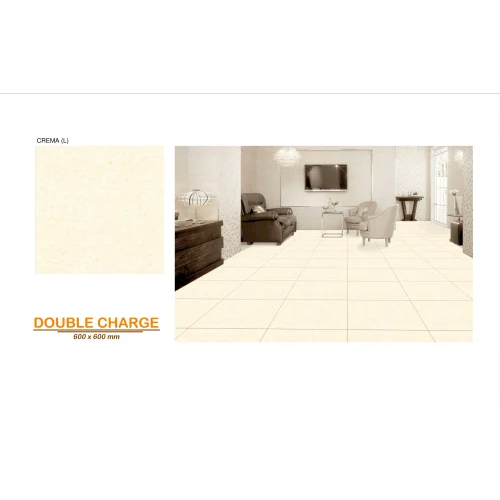 8mm Double Charged Vitrified Floor Tiles