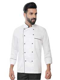 Chef Uniform Coat - Collar Type: V Neck
