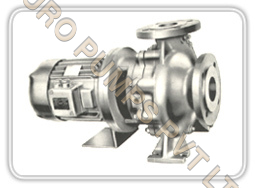 Silver Monoblock Chemical Process Pump