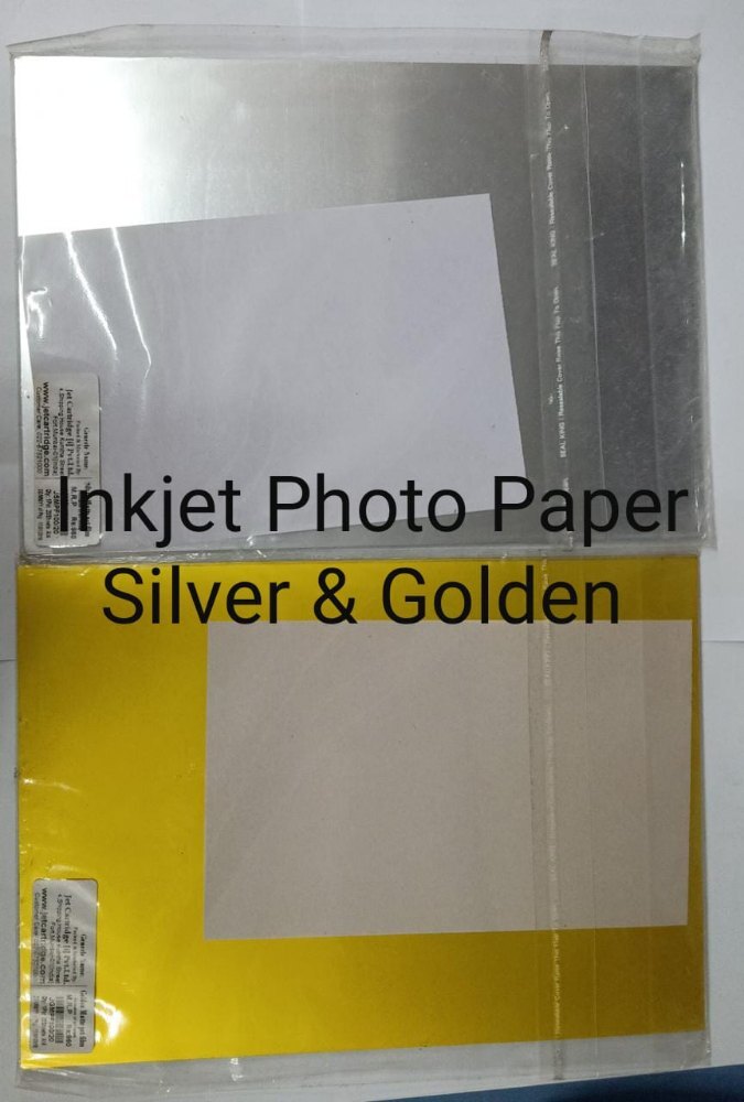 Golden & Silver Sheets Photo Paper