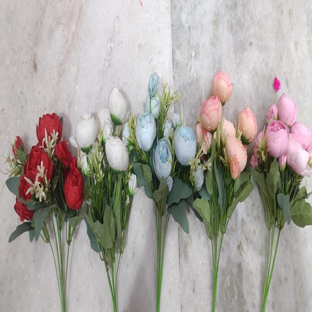 Artificial Flower Bunch - Color: Multicolor