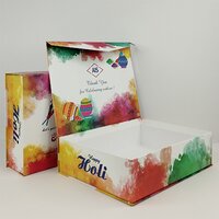 Holi Color Packaging Box - Color: Multi Coloured