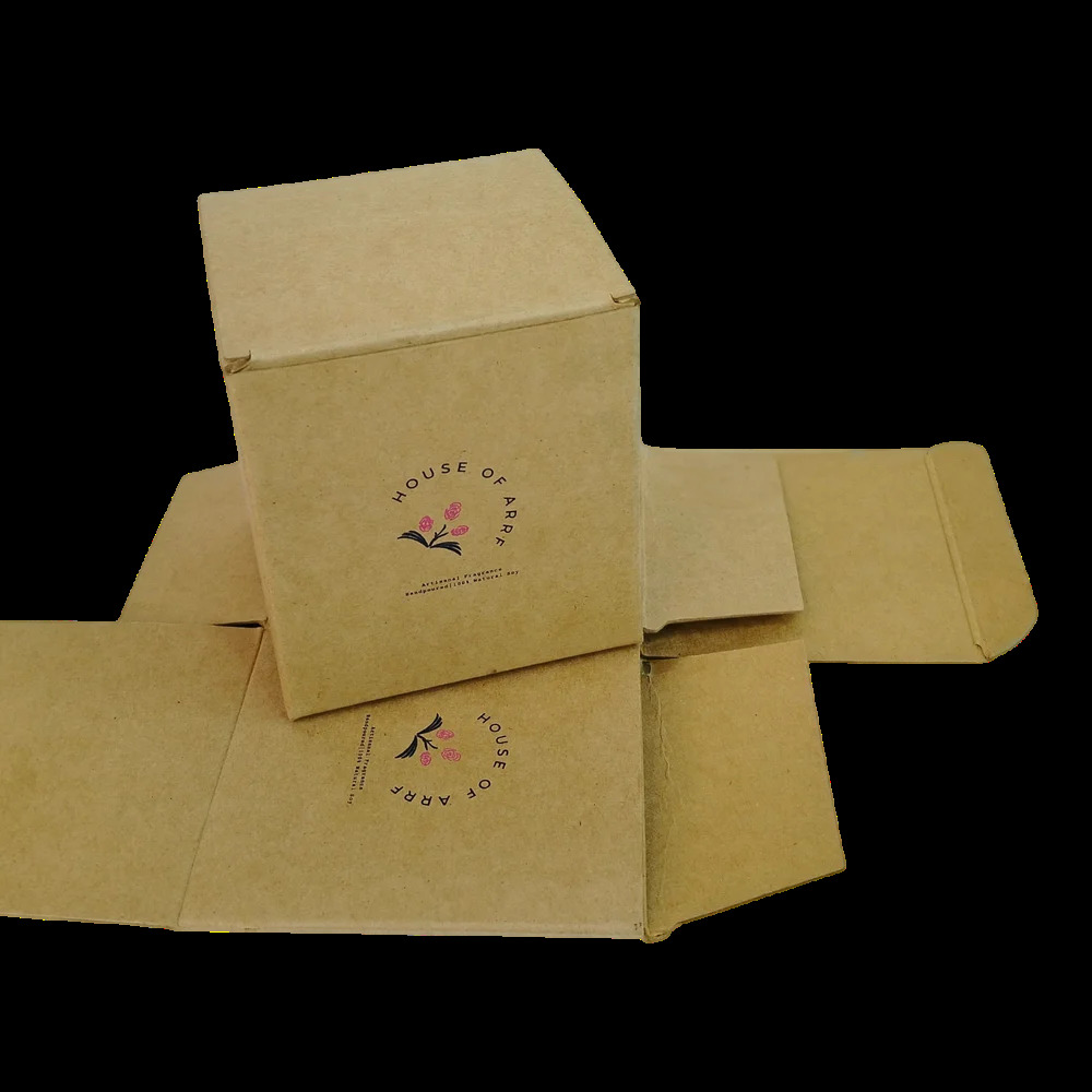 Candle Packaging Paper Box - Color: Brown