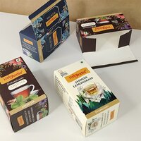 Printed Green Tea Packaging Box - Color: Multi Coloured