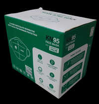 Face Mask N95 Paper Packaging Box - Color: Multi Coloured