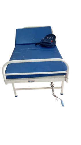 Hospital Bed - Color: White & Blue