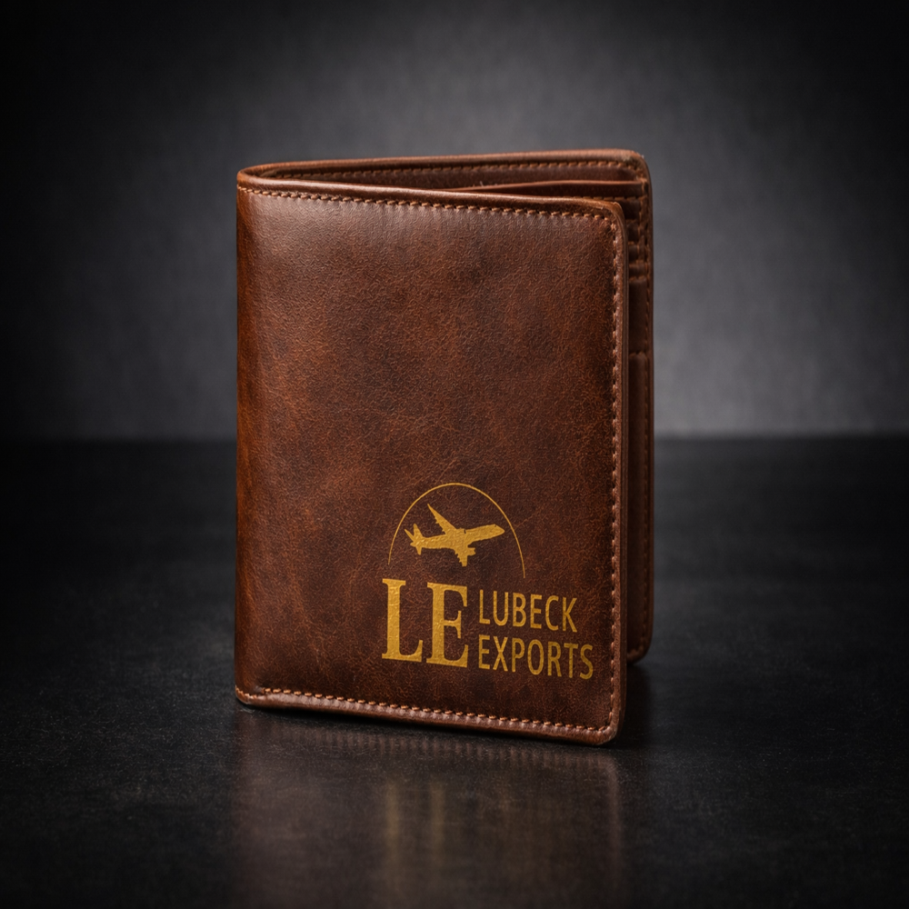 Leather Wallet - Color: Brown