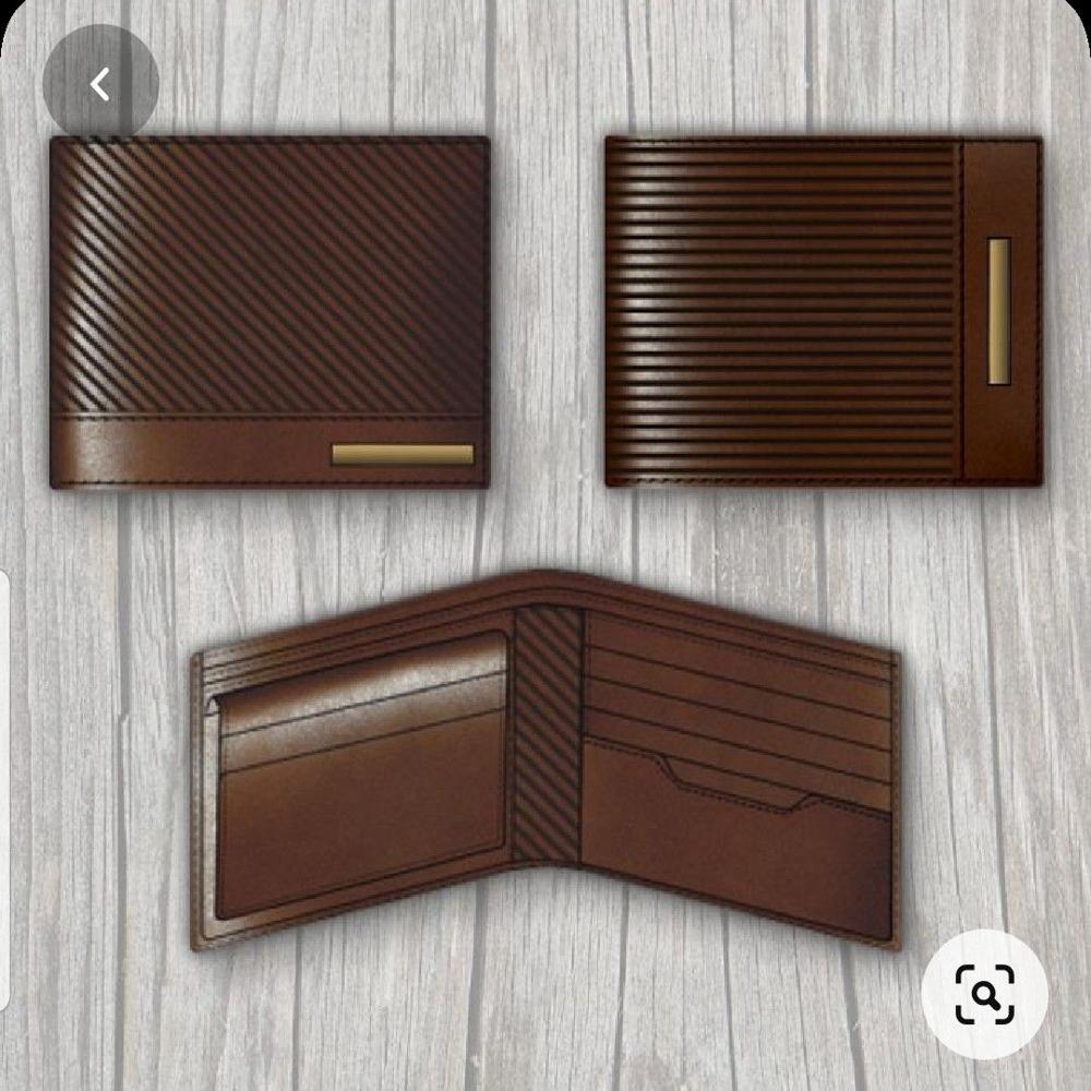 Leather Wallet - Color: Brown