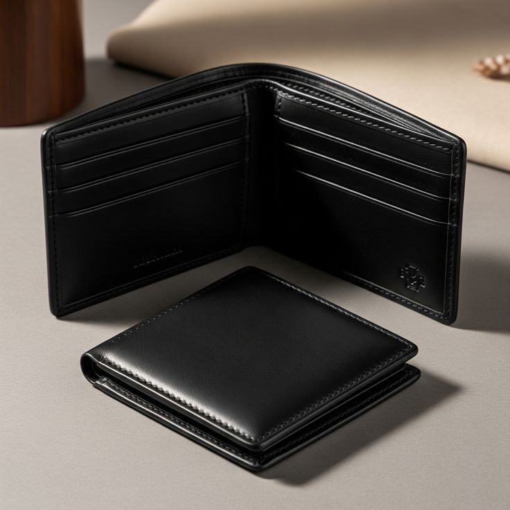 Leather Wallet - Color: Brown