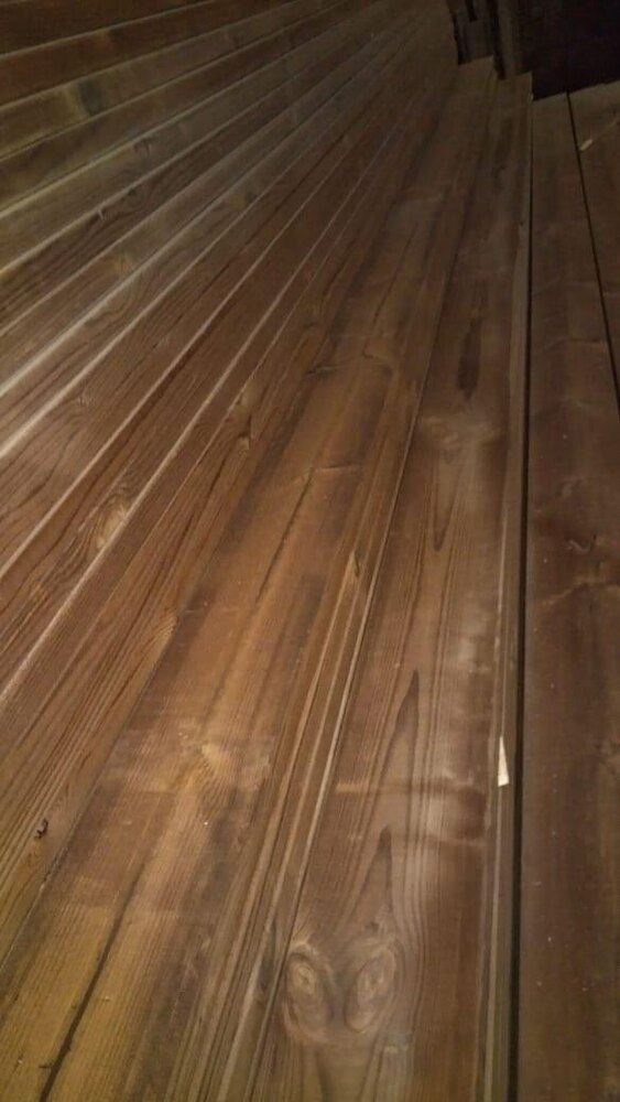 Thermo Pine wood wall cladding