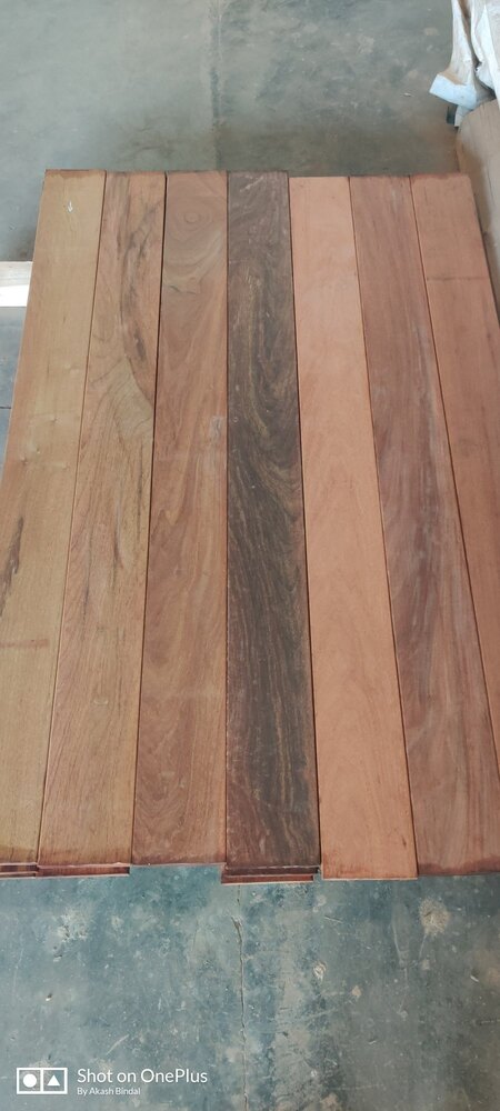 Ipe Wood Deck Floor - Size: Custom