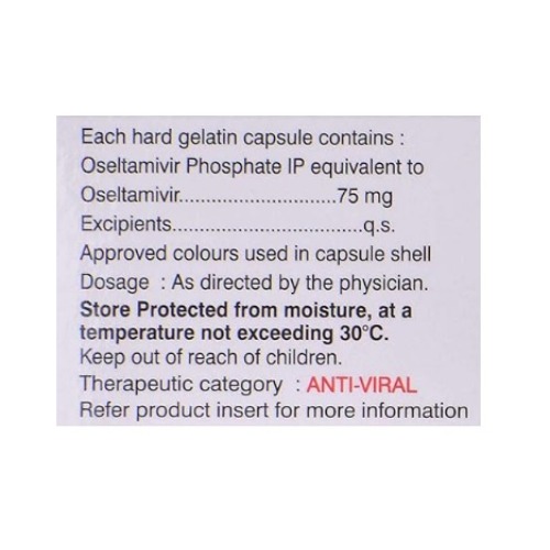 Fluvir 75 Mg Capsule - Recommended For: Doctor