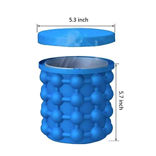 Silicone Ice Cube Maker - Color: Blue